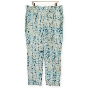 Style and Co Animal Print Skinny Pants size Lg